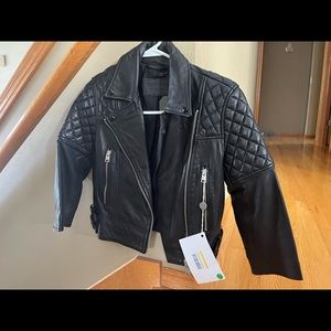 BNWT AllSaints Leather Jacket size 0 XS